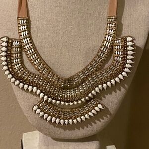 Stella&Dot hand beaded Florence bib